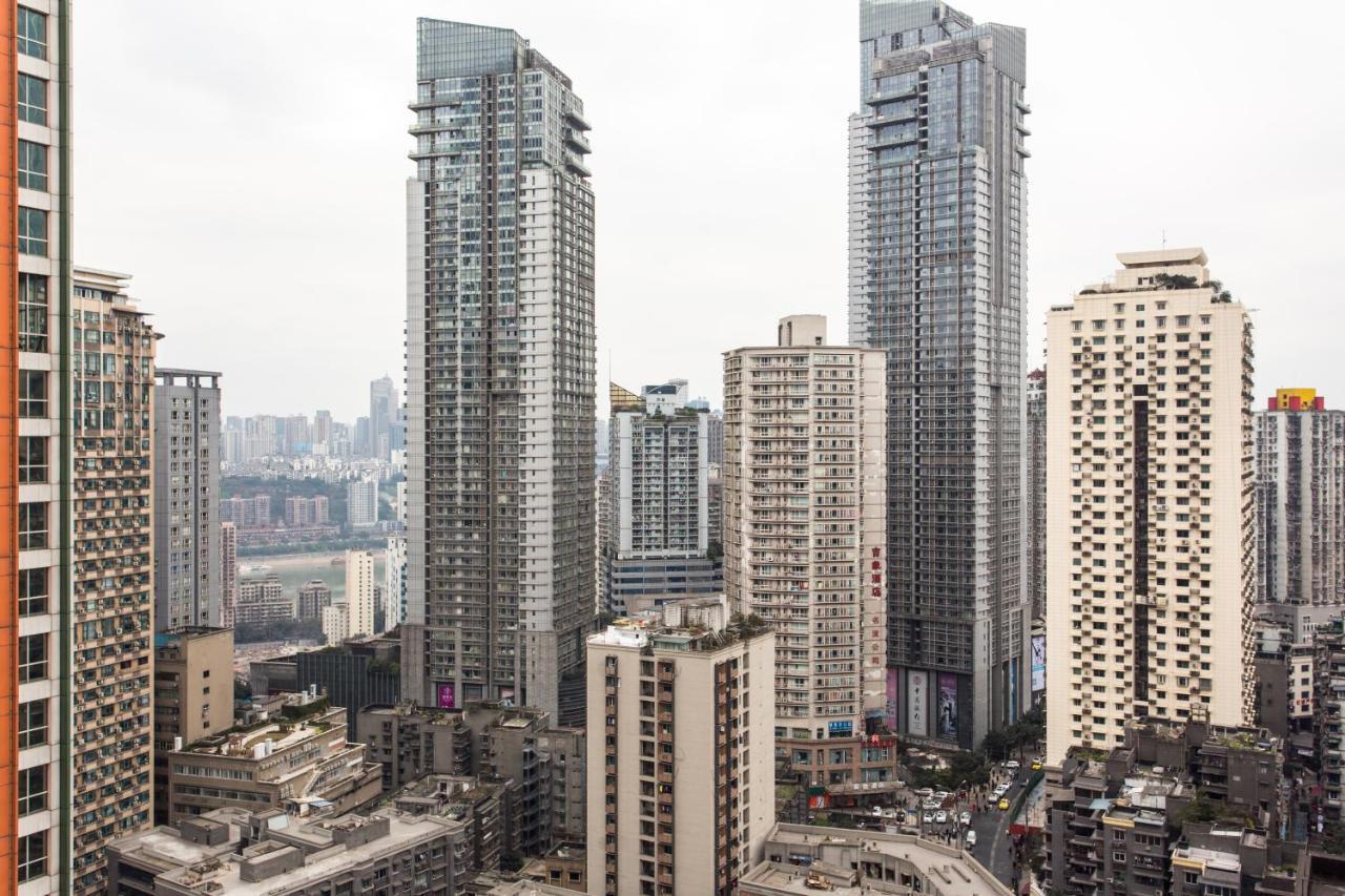 Xiao Yu Residential Apartment Near Jiefangbei And Hongya Cave Chongqing Exterior foto